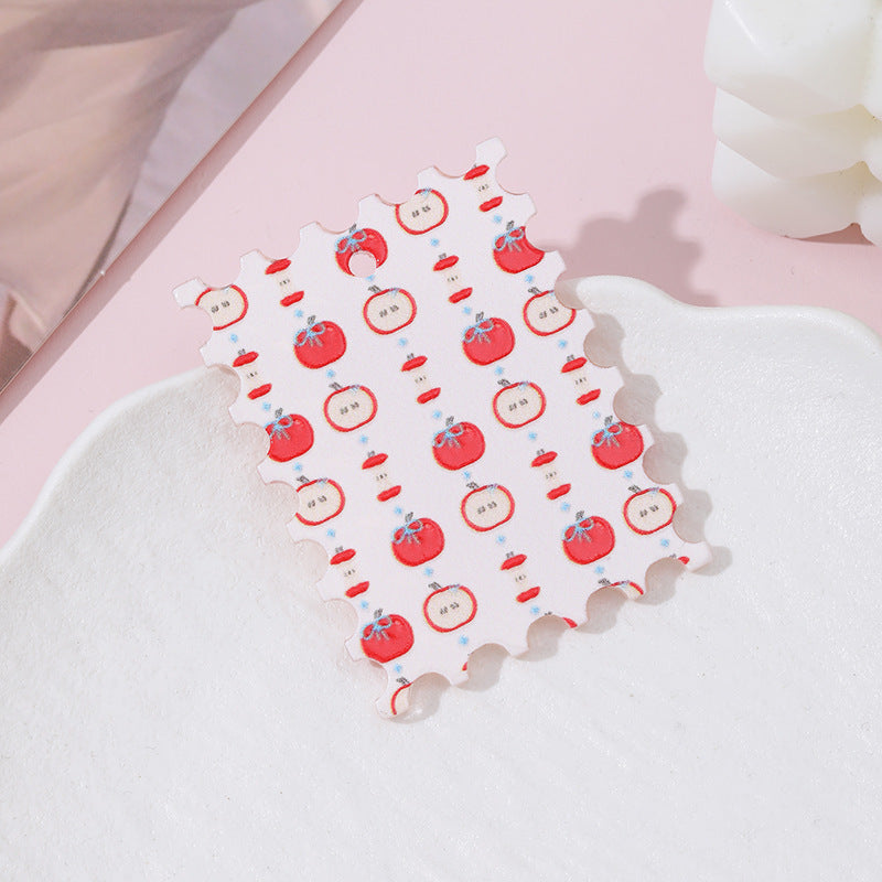 Wholesale 10pcs/ pack acrylic keychain pendant star keychain decoration